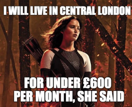 Finding Houses For Rent In Central London For Under £600 become Hunger Games