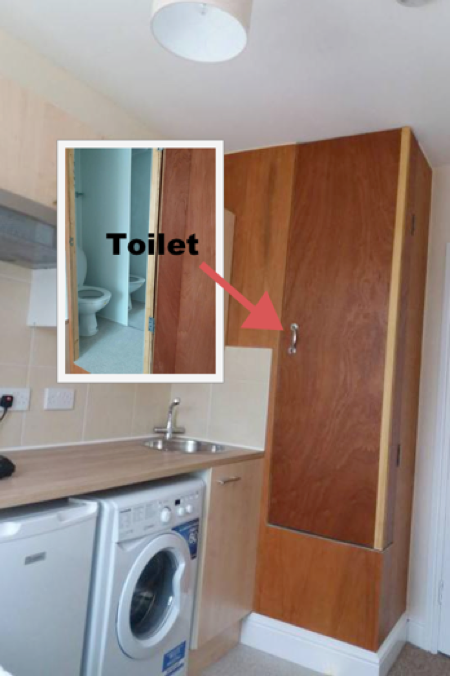 Toilet Cupboard Becoming Acceptable Houses For Rent